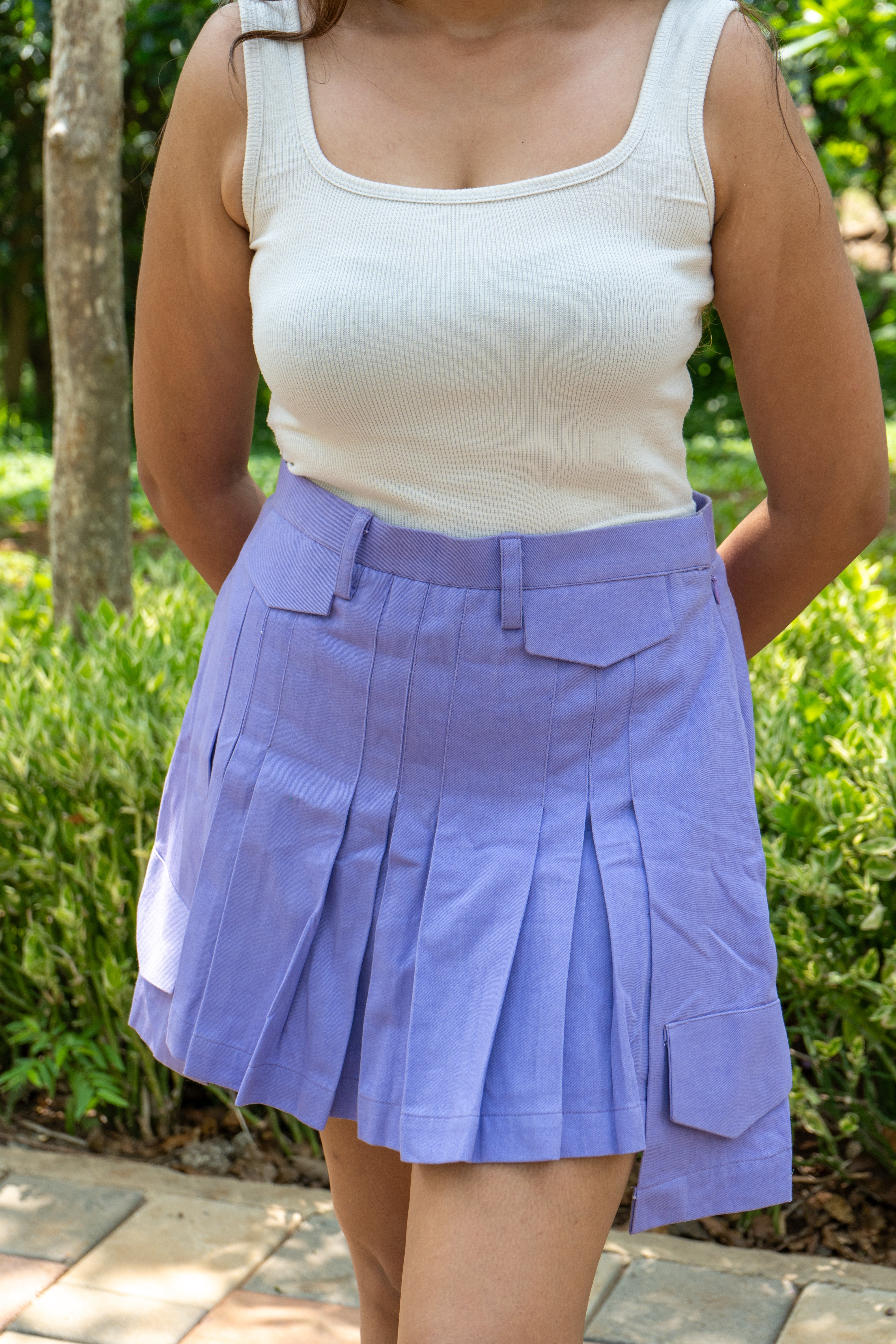 LILAC BLOOM SKORT