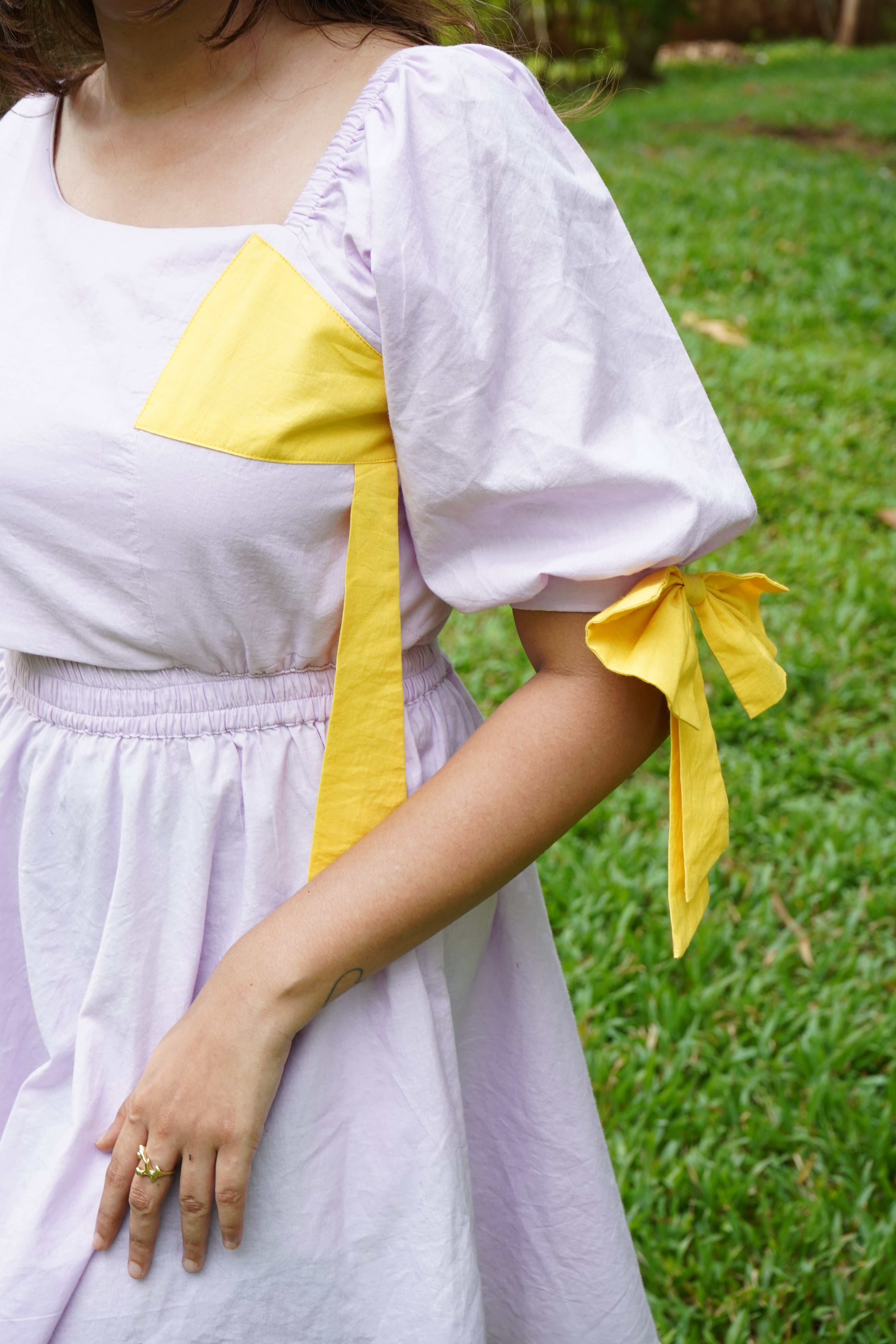 Lilac Lemon Drop Dress
