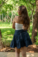 Midnight Ruffle Skort