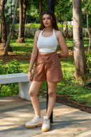Cocoa Criscross Shorts