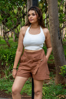 Cocoa Criscross Shorts