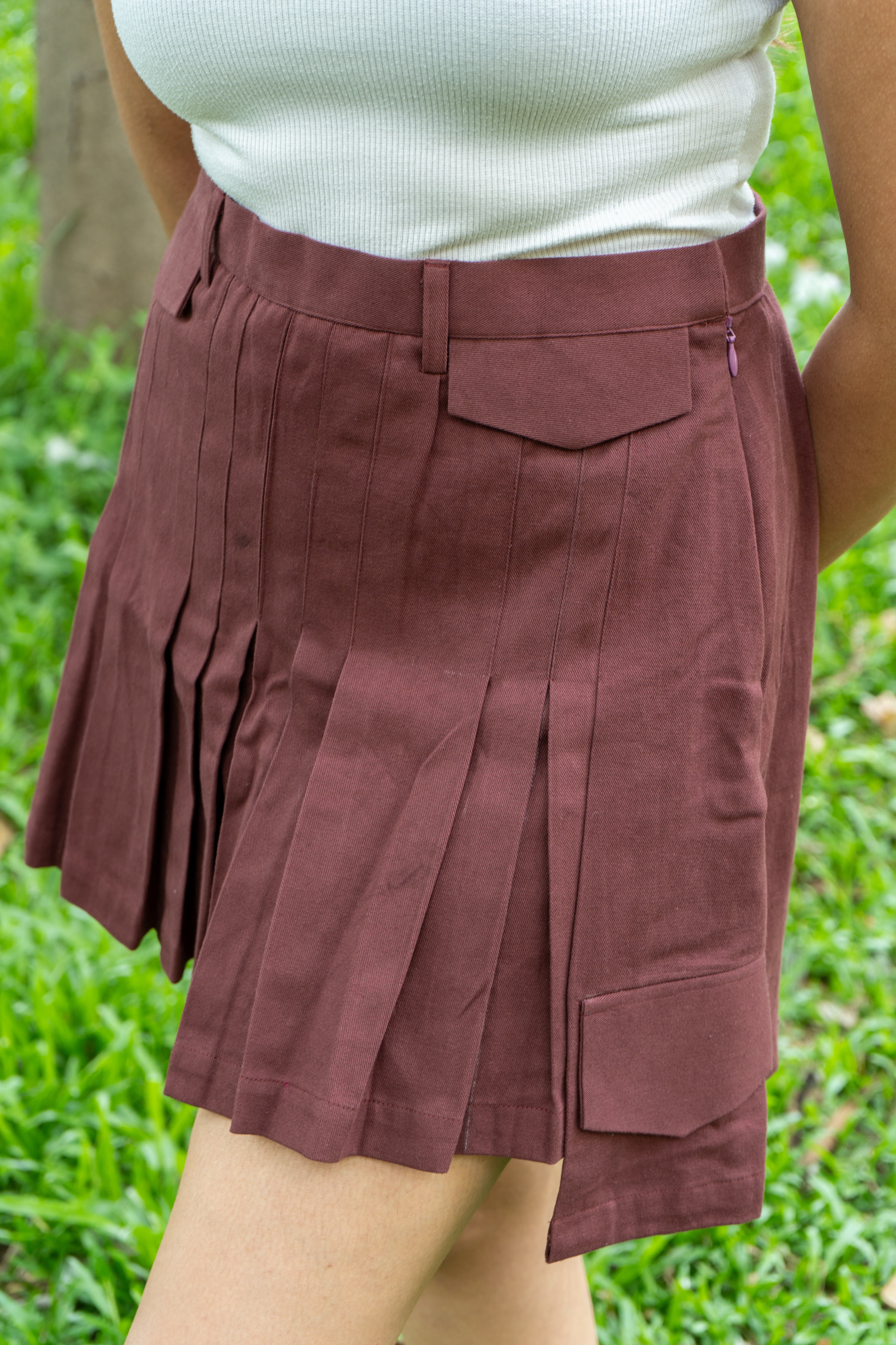 Power Pleat Skort