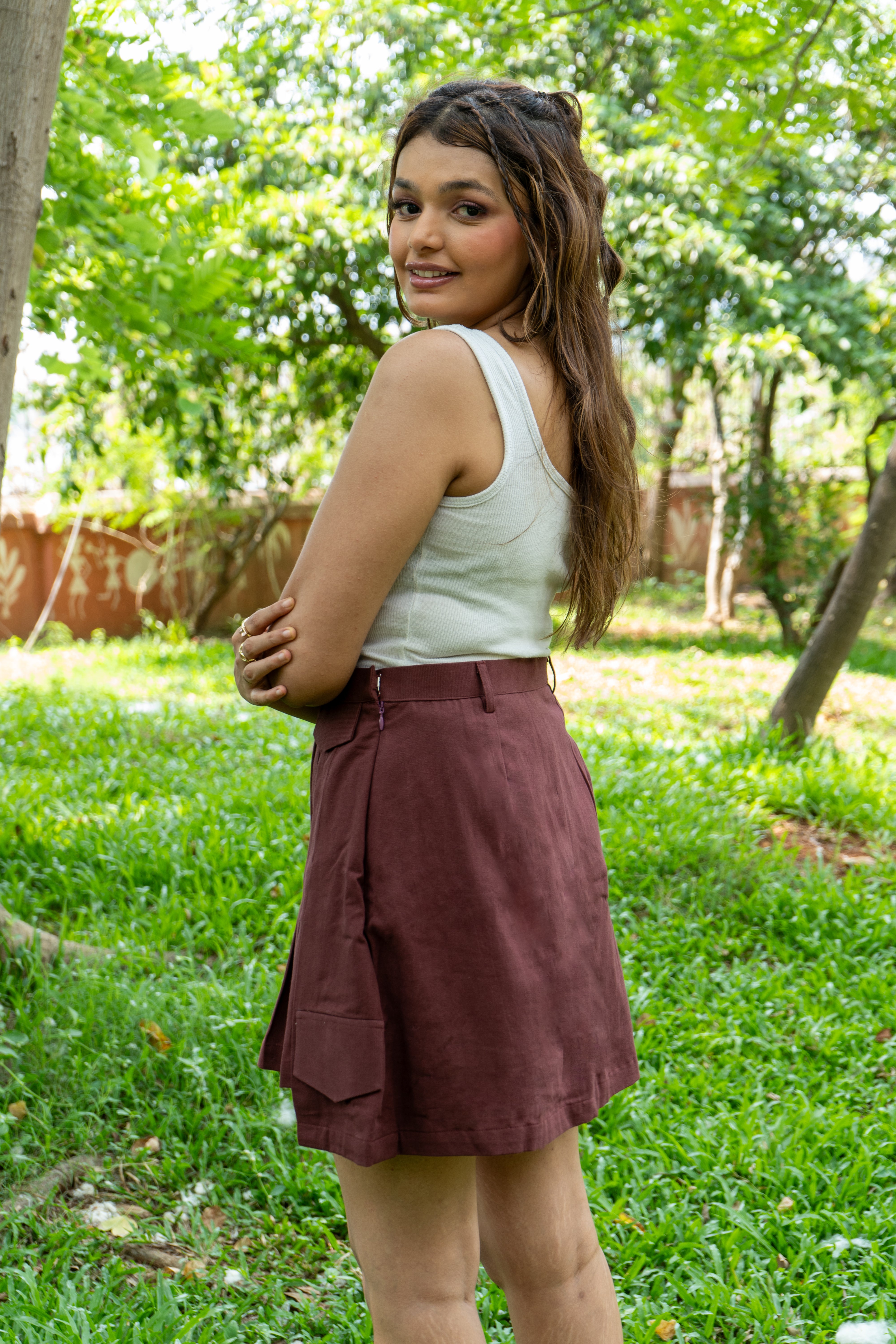 Power Pleat Skort