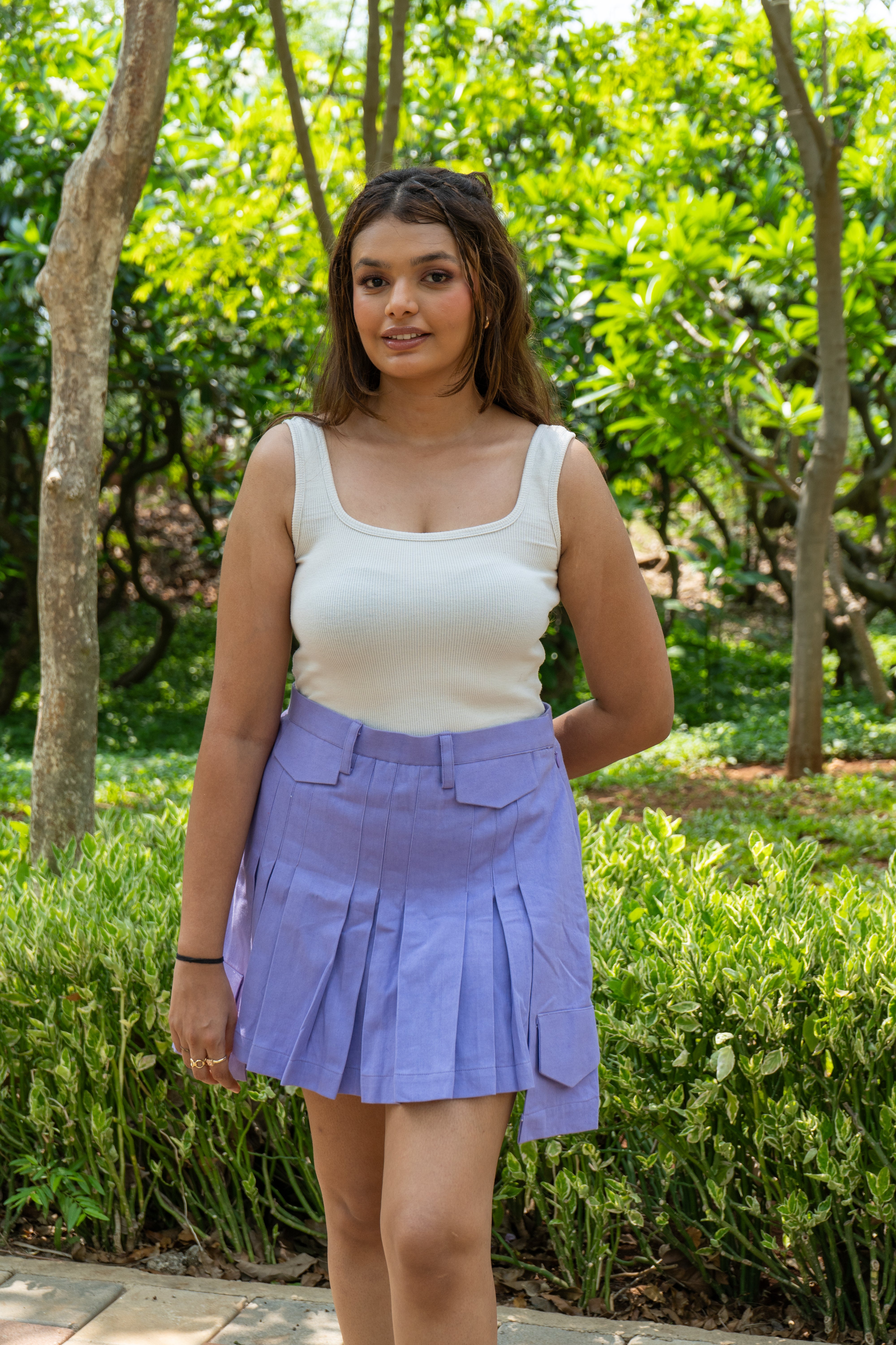 LILAC BLOOM SKORT