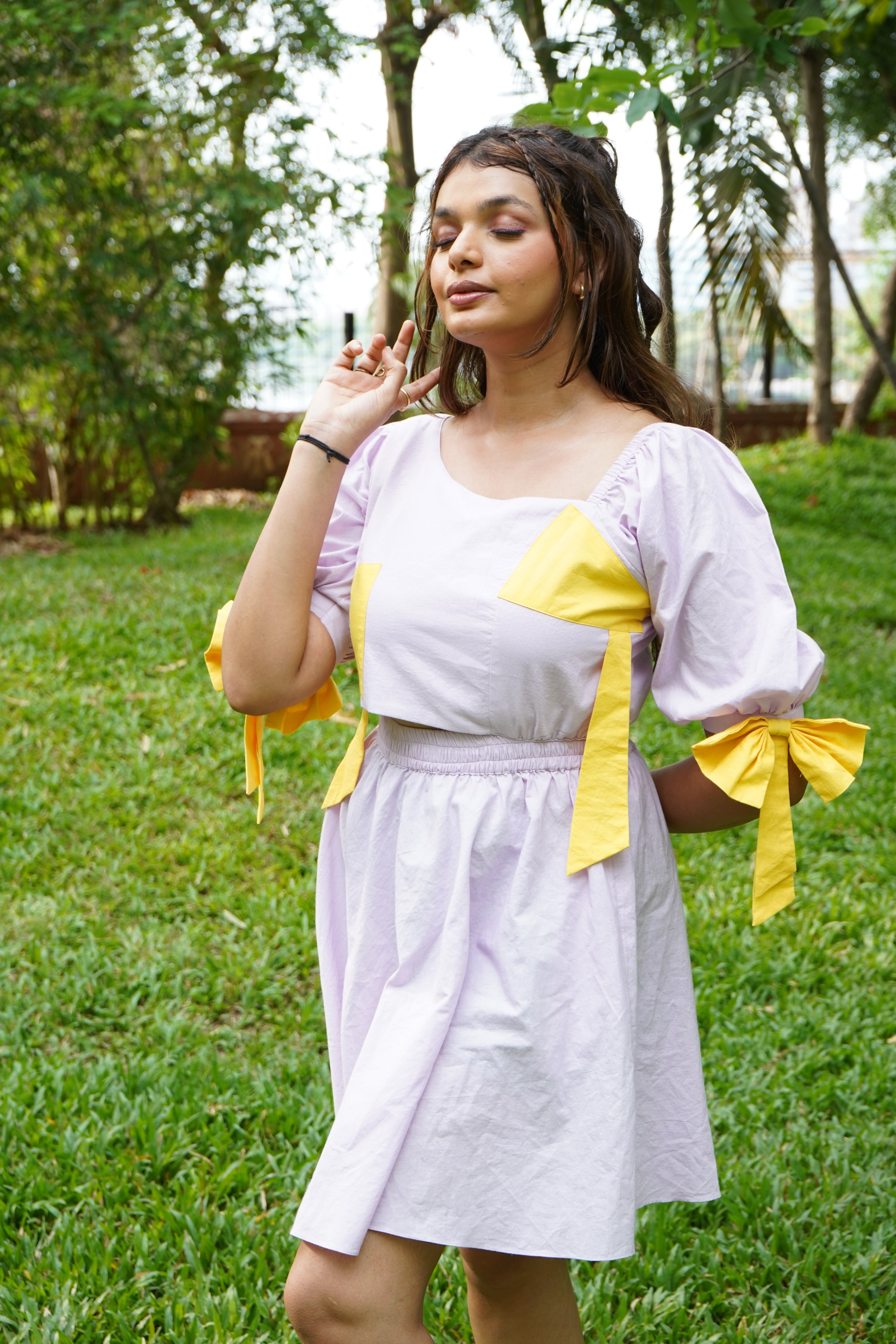 Lilac Lemon Drop Dress